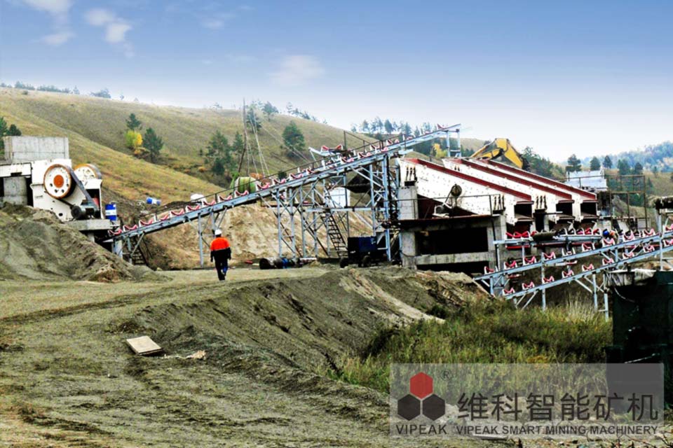 贵州砂石料生产线现场